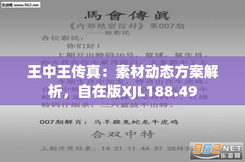 探究数字组合背后的故事，王中王传真与数字7777788888的神秘联系